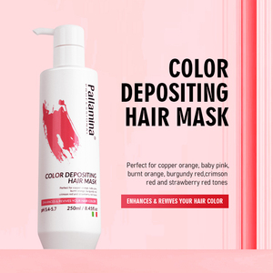 Palla mina Semi Permanent <span class=keywords><strong>Color</strong></span> Deposit ing Haarmaske Conditioner Roter Haar farbstoff Kein Bleich peroxid Temporäre Tönung für Frauen und Männer - Product Image 3