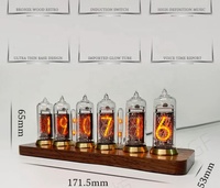 Horloge de table rétro à tube lumineux BETTER, décoration créative et originale pour la maison