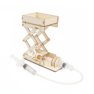 <span class=keywords><strong>Puzzle</strong></span> en bois <span class=keywords><strong>3D</strong></span> à assembler, modèle de ciseaux hydrauliques mécaniques, kit d'expérimentation scientifique et physique, cadeau pour enfants - Product Image 1