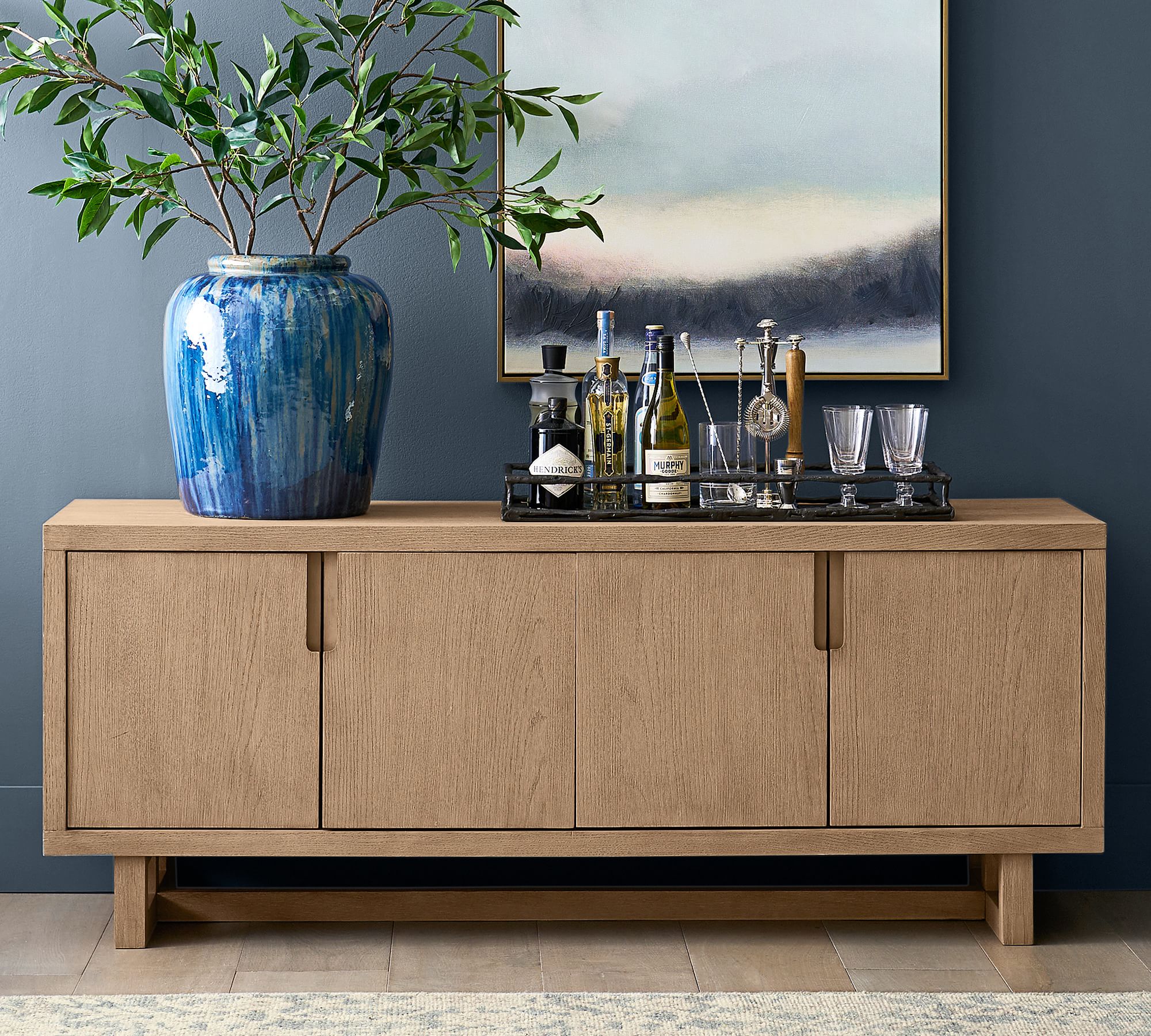 buffet cabinet wood modern luxury indoor furniture 68