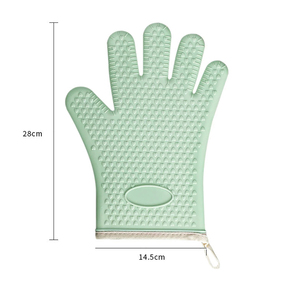 Silicone <b>Oven</b> <b>Mitt</b> <b>Oven</b> Gloves Heat Resistant Gloves Full Finger Hand Wrist Protection Silicone <b>Oven</b> Heat Resistant <b>Mitts</b> New - Product Image 6