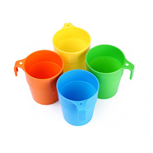 Plastic <b>Cups</b> For Children <b>Reusable</b> Injection Molding Party Beverage Drinkware Multi Color Set - Product Image 1