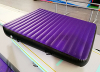 Rampe d'air de gymnastique, forme de pente, cale gonflable, piste inclinée, tapis incliné pour gymnastique, tapis de rampe triangulaire pour gymnastique
