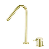 Robinets de lavabo rotatifs à 360 degrés en acier inoxydable italien Style européen brossé ZY-B105G doré noyau de vanne en céramique SS 304 robinet