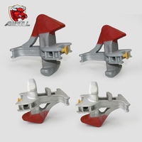 Ambull Factory Wholesale Sand Blasted CNC Machined Hot Dip Galvanized Casting Steel Container Midlock Automatic Fixing Cone