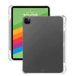 Étui de protection souple antichoc en TPU transparent avec fente pour porte-crayon pour <span class=keywords><strong>iPad</strong></span> Pro 11 2024/Air 6 11 pouces 2024/<span class=keywords><strong>iPad</strong></span> 10 11 12e génération - Product Image 2