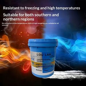Revêtement liquide imperméable en polyuréthane hautement élastique, membrane pour la réparation des fuites de toiture, matériau de construction LOULAN L-11, 5 ans - Product Image 3