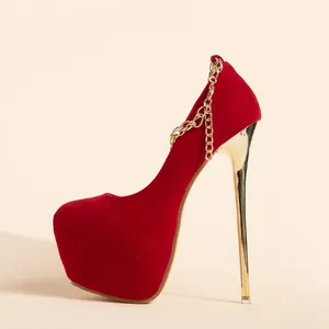 2022 new style 16CM super high heel waterproof platform sexy women's shoes size 35-42