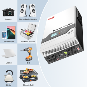 MUST <span class=keywords><strong>PV1800</strong></span> PRO Onduleur solaire haute fréquence 5 kW 3 kW avec contrôleur de charge MPPT 80 A - Product Image 3