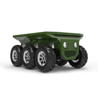 Véhicule tout-terrain LW-6 6x6 à double direction avant-arrière, électrique pur ou hybride, vitesse maximale jusqu'à 60 km/h