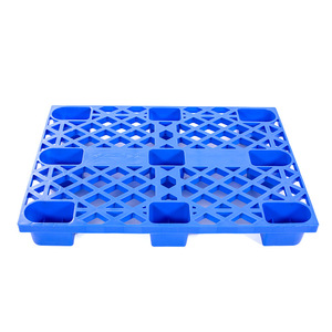 Paleta de Plástico de Nueve Patas con Malla, Plataforma Resistente a la Humedad para Almacén, Logística de Supermercado, Tapete de Apilamiento de HDPE Inyectado - Product Image 1