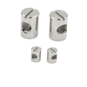 مسامير صمولة M4 M5 M6 مسامير صمولة من الفولاذ المقاوم للصدأ دبوس أسطواني وتد خيط متقاطع ثقب مطرقة مدمجة لأجهزة الأثاث - Product Image 5