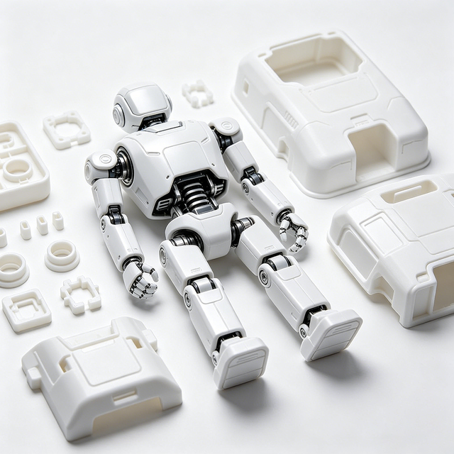 Wholesale Robotic Injection Plastic Molded Shell High Performance Injection Molded Cover for Robot