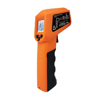 Thermomètre infrarouge numérique sans contact -50-380°C, pistolet de mesure de température laser avec écran LCD, matériau ABS