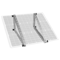 Support de rayonnage solaire de montage en gros module en acier galvanisé en aluminium support réglable support triangulaire solaire