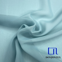 Vente en gros Tissu georgette en imitation soie 100% polyester imprimé teint uni pour filles Robes d'été Jupes Vêtements de mariage