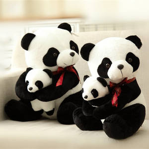 Commercio all'ingrosso PP cotone hotsale moda all'ingrosso a buon mercato carino <span class=keywords><strong>madre</strong></span> e figlio panda peluche farcito peluche all'ingrosso zoo regali - Product Image 2