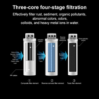 Purificateur d'eau à osmose inverse électrique de comptoir en gros, OEM, fonctions chaud/froid, filtration d'eau pour hôtel, usage domestique