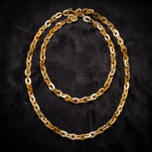 Handmade Unisex High Quality Link Chain <b>Necklace</b> Classic Style <b>Long</b> Horn for Wedding Anniversary Engagement Parties Hot Fashion - Product Image 3
