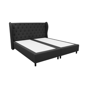 Lujosa <span class=keywords><strong>cama</strong></span> Boxspring de diseño moderno, cómodo marco de madera convertible con camas acolchadas de Estilo <span class=keywords><strong>continental</strong></span> - Product Image 1