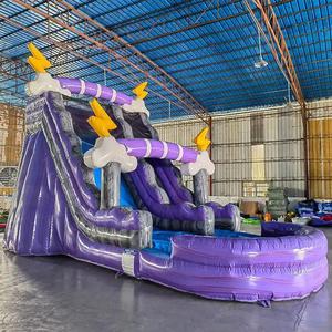 Château gonflable aquatique commercial <span class=keywords><strong>pas</strong></span> <span class=keywords><strong>cher</strong></span> avec toboggan, structure gonflable géante avec toboggan aquatique pour la diversion - Product Image 4