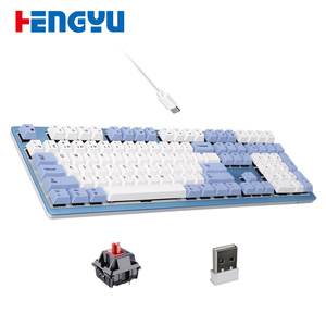 Factory OEM Stock 108 Key Mechanical Gaming Keyboard Hot Swappable 2.4G Wired Tri-Mode for Office & Gaming - Product Image 1