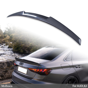 For A3 S3 RS3 Limousine M4 Sedan Appearance Decoration M4 Style <b>Rear</b> <b>Spoiler</b> Trunk Wing 2021-2024 - Product Image 1