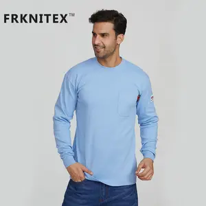 FRKNITEX-camisetas de trabajo personalizadas resistentes al fuego, camisetas fr, venta al por mayor