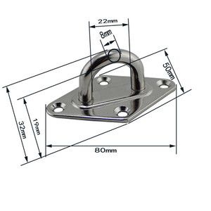 Kit de Herrajes para Toldo de Acero Inoxidable RICHWITS, Tirantes de 8 mm, Ganchos y Anclajes para Instalación de Toldos en Exteriores - Product Image 4