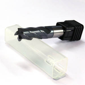 Fraise en bout enduite de carbure solide d'AlTiN pour le fraisage à grande vitesse en acier - Product Image 5