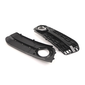 Grille de protection des feux antibrouillard pour Audi A4B8 2009-2012, en plastique ABS, insert de pare-chocs inférieur pour la mise à niveau et la rénovation - Product Image 1