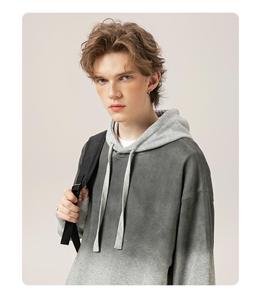 Sudadera con Capucha Personalizada, Estampado Degradado Lavado, Ecológica (Unisex), 370G, <span class=keywords><strong>Moda</strong></span> Casual de Invierno con Bolsillos - Product Image 3
