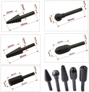5 cái 6mm Shank Rotary Burr Set gỗ <span class=keywords><strong>rasp</strong></span> tập tin Khoan <span class=keywords><strong>Bits</strong></span> ROTARY <span class=keywords><strong>rasp</strong></span> Set cho chế biến gỗ quay tập tin mài đầu - Product Image 4
