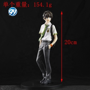 2 uds su nombre figura Anime dibujos animados Taki Tachibana Mitsuha Miyamizu muñeca estatua de juguete - Product Image 3