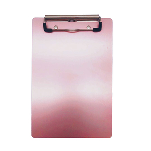 Customize Logo A4/A5 <strong>Gold</strong> Multifunction Stainless Steel Menu Folder Clip Board Premium <strong>Metal</strong> Menu <strong>Clipboard</strong>