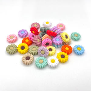 Cuentas de dentición de bebé sin BPA para cadena de chupete Diy cuentas de silicona para masticar enfermería de grado alimenticio nueva cuenta Focal de silicona - Product Image 5