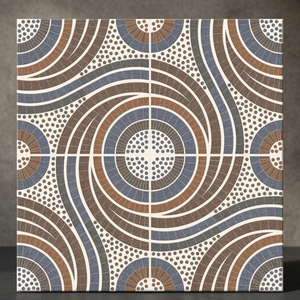Carreaux de sol modernes en porcelaine robuste 40x40cm pour parkings, céramique pleine masse pour revêtements de sol extérieurs de centres commerciaux - Product Image 4