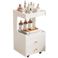 Chariot de rangement mobile pour salon de beauté, vente chaude, gestion de la peau, chariot à outils de cosmétiques avancé, chariot à pousser à la main