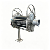 Treuil de pêche hydraulique à roue unique 16MPa 11KW, force de traction 1-2 tonnes, 5-160 tr/min, pour la remontée de filets marins sur bateaux de pêche