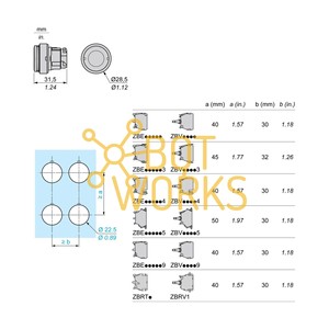 Schneider Electric ZB4BW16 - Nuevo - Product Image 1