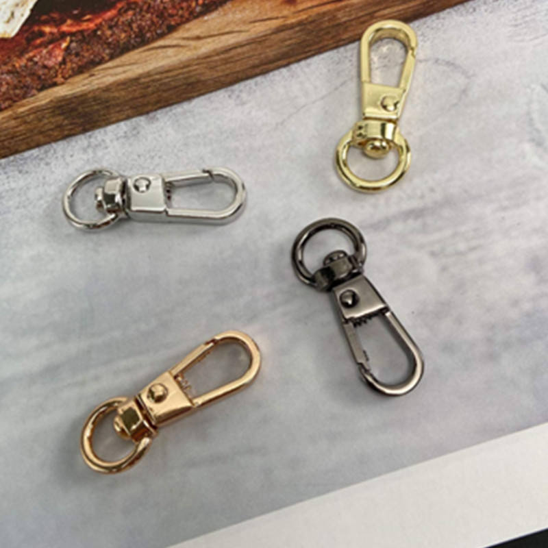 Zine合金メタルストラップフックゴールド/シルバー/ブロンズスイベル