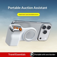 Poignée magnétique pour smartphone, accessoire de prise de vue portable, prise en main confortable