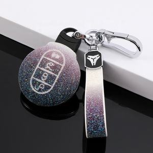 Housse de voiture clé avec porte-clés Bling pour BMW <span class=keywords><strong>Mini</strong></span> COOPERS F54 F55 F56 F57 F60 R55 R56 R57 R58 R59 R60 S Roadster étui à clés de voiture mignon - Product Image 6