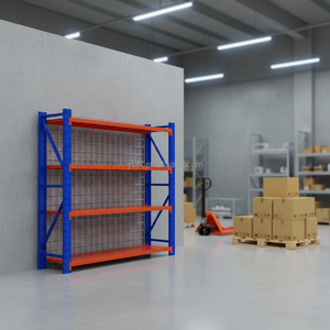 Estanterías Metálicas Ajustables de Bajo Costo <span class=keywords><strong>Sin</strong></span> Pernos y Estanterías Metálicas de Servicio Mediano para Almacenamiento en Almacenes - Product Image 5