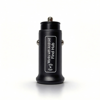 Mini Rastreador GPS para Auto, Posicionamiento AGPS, Pantalla IPS, Aleación de Aluminio, Sistema Dual, Dispositivo Antipérdida, Compatible con Navegación GPS Android