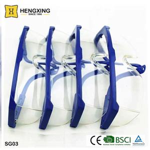 在庫あり1週間配達ブルーブラック20G透明PCレンズ工業用格安安全メガネ - Product Image 4