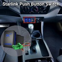 Interrupteur marche/arrêt STARLINK 12V avec voyant LED bleu, bouton poussoir 12V pour Toyota Sequoia Highlander Tacoma Tundra 4Runner RAVR Yaris