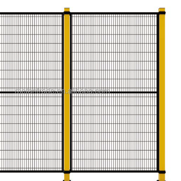 Machine Room Guarding Safety Barrier Between a Worker and Machines Used in Manufacturing Facilities