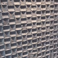 Panneaux muraux en pierre céramique souple MCM, textures et couleurs mosaïques hautement flexibles, pour salles de bain, cuisines, zones à forte humidité