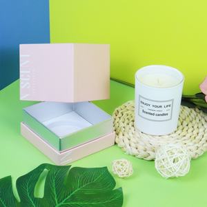 Cajas de Regalo con Velas Aromáticas Crown Win, Juego de Cajas y Frascos de Regalo con Textura de Té, Caja de Lujo para Jabón, Cajas Cuadradas de Papel para Negocios - Product Image 2